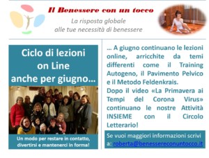 lezioni feldenkrais on line giugno